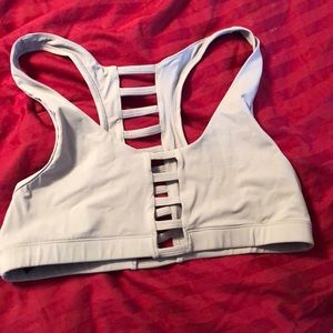 Pink sports bra